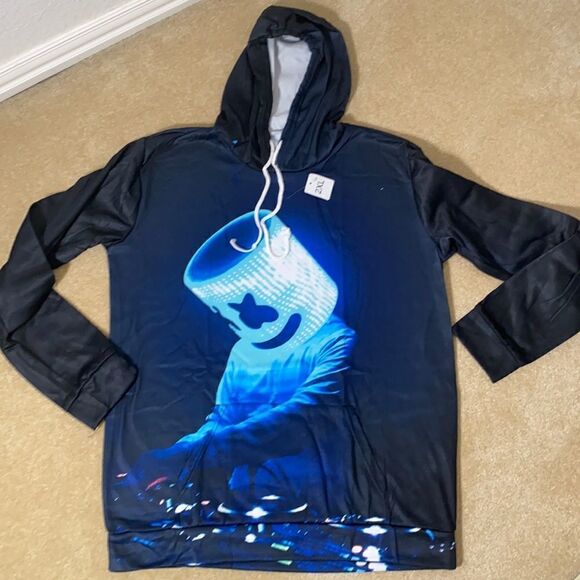 Unisex Hoodie DJ Marshmello - 2XL NWT - Picture 1 of 8